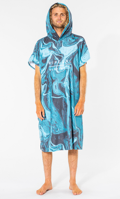 Rip Curl Mix Up Print Hooded Towel Poncho