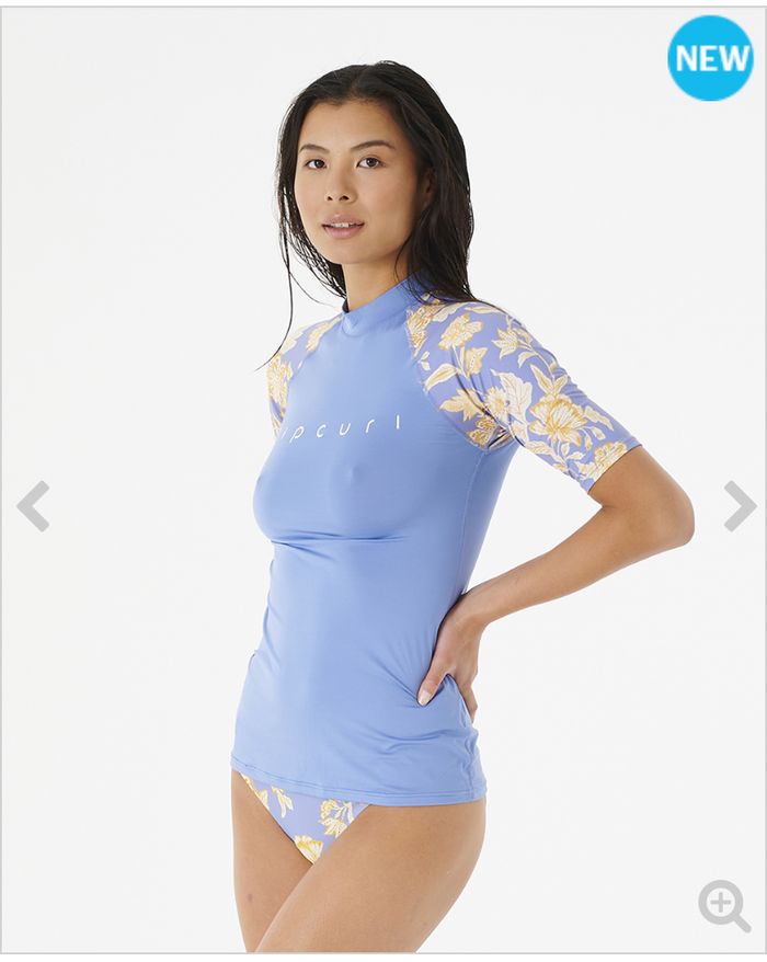 Rip Curl Oceans Together Short Sleeve Uv Top