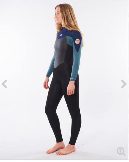 Rip Curl Womens Omega 3/2mm Back Zip Wetsuit - SALE -