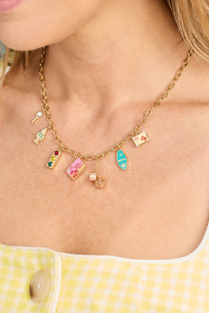 Road Trip Multi-Charm Necklace