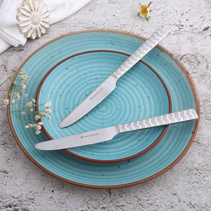 Roma Dinner Knife  - Laser Etching - Set of 2 pcs
