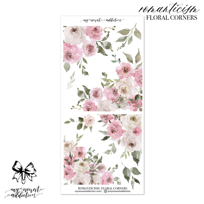 Floral Corners and Edges / Premium Matte