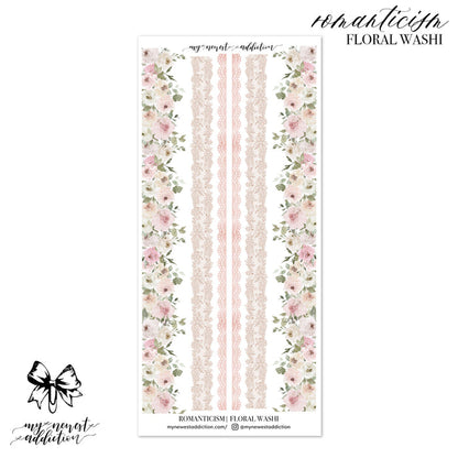 Floral Washi / Premium Matte