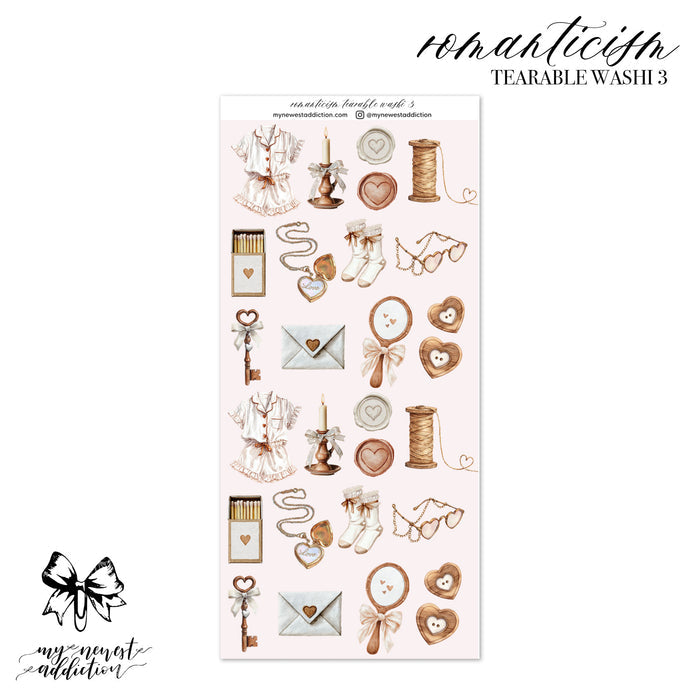 Romanticism Tearable Washi