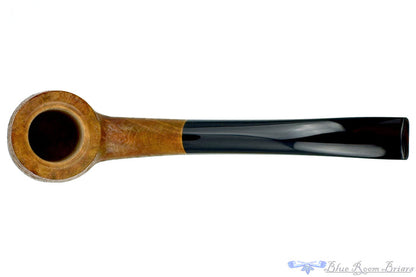 Blue Room Briars is proud to present this Ron Powell Pipe 1/4 Bent Sandblast Chimney Stack Billiard