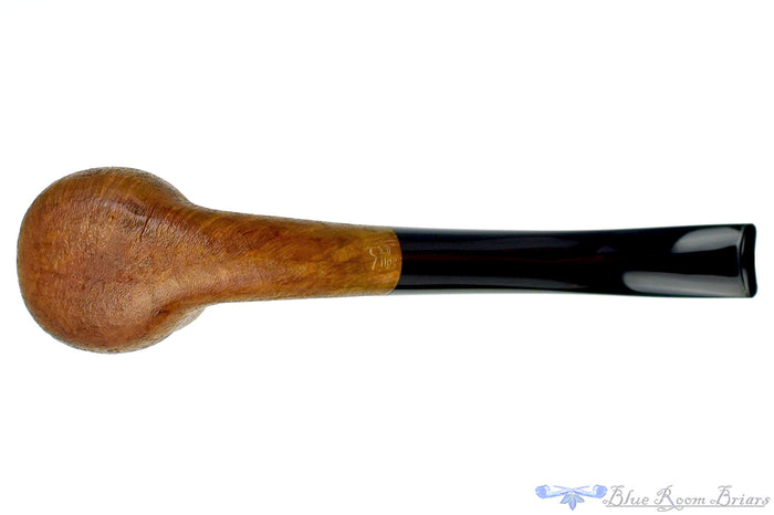 Blue Room Briars is proud to present this Ron Powell Pipe 1/4 Bent Sandblast Chimney Stack Billiard