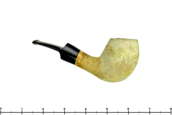 Blue Room Briars is proud to present this Ron Smith Pipe "Sam" Bent Egg with Driftwood Finish