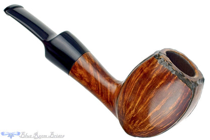 Blue Room Briars is proud to present this Ron Smith Pipe "Edwin" Partial Carved Blowfish Sitter