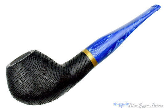 Blue Room Briars is proud to present this Ron Smith Pipe "Travis" Sandblast Morta with Acrylic