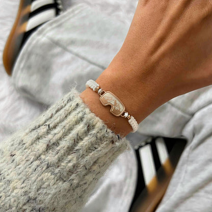 Rose Adventure Snow Goggle Braided Bracelet