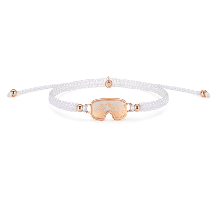 Rose Adventure Snow Goggle Braided Bracelet