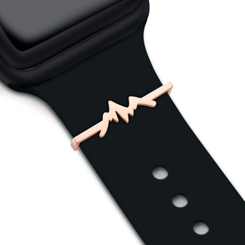 Rose Gold Mountain charm + Band