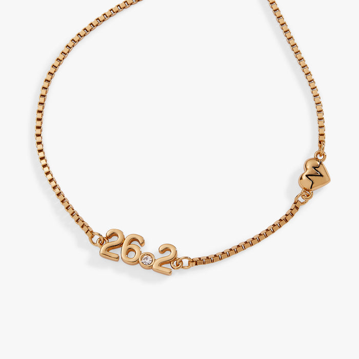 Runner 26.2 Marathon Bolo Bracelet