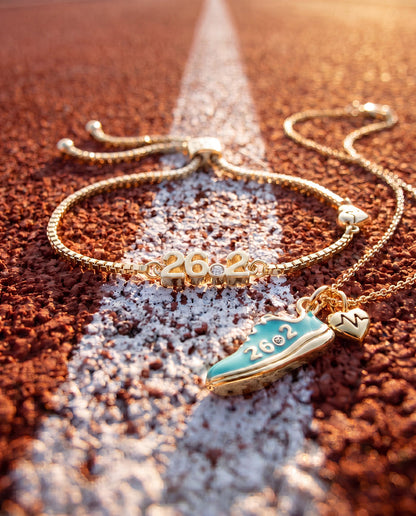 Runner 26.2 Marathon Bolo Bracelet