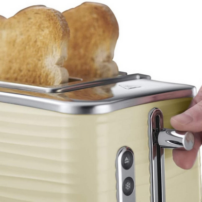 Russell Hobbs Inspire 2 Slice Toaster | Cream