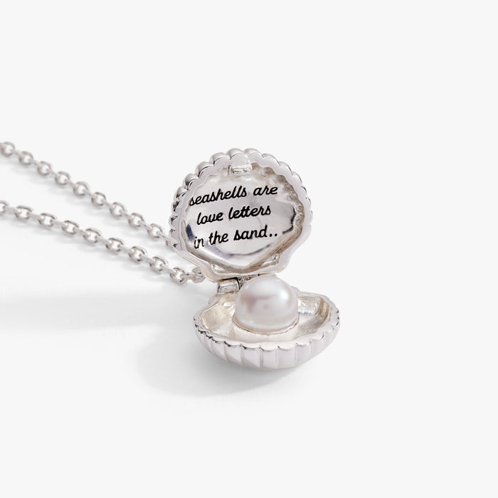 Salt + Sea 'Seashells Are Love Letters In The Sand' Seashell Locket Pendant