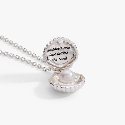 Salt + Sea 'Seashells Are Love Letters In The Sand' Seashell Locket Pendant