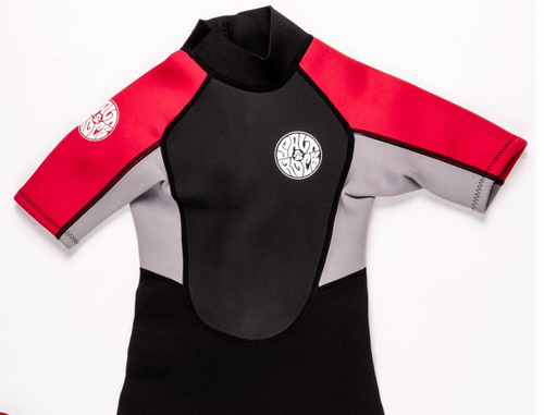 Saltrock Core - 3/2 Shortie Wetsuit - Red children