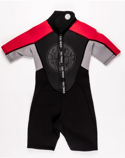 Saltrock Core - 3/2 Shortie Wetsuit - Red children