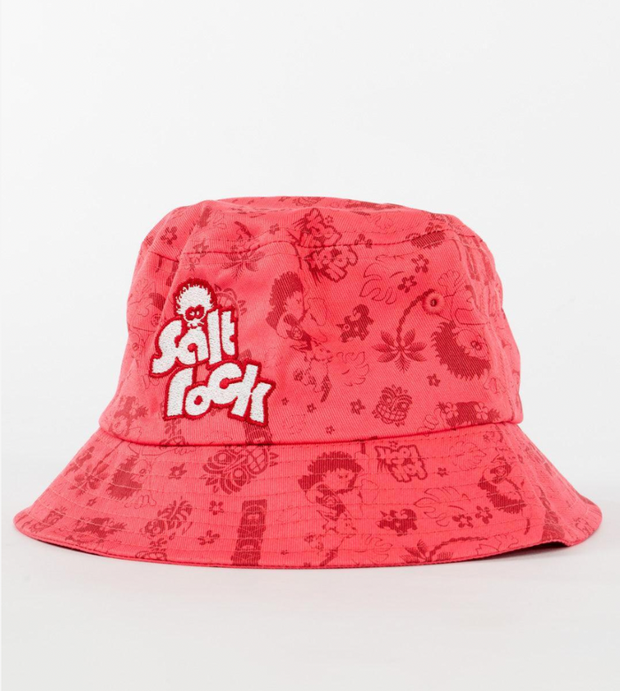Saltrock Tiki Tok - Kids Bucket Hat - Red/Blue