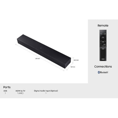 Samsung B400F B-Series 2.0-Channel Compact Soundbar – view 8