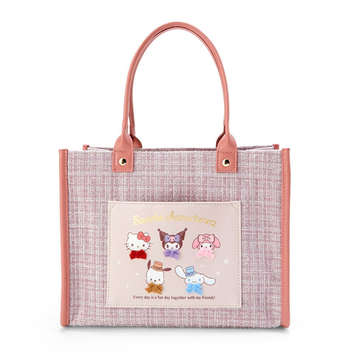 Sanrio Characters Tote Bag (Winter Tweed Series) Bags Japan Original