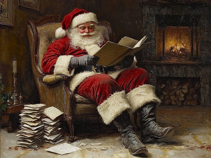 Santa Reading Letters