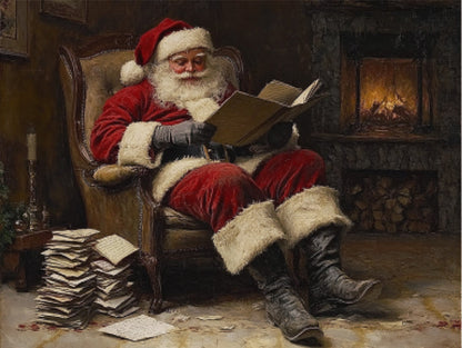Santa Reading Letters