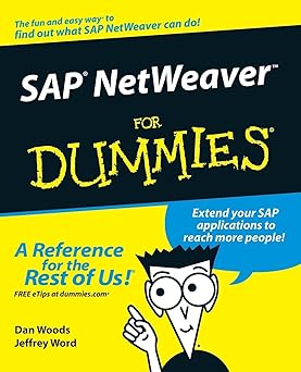 SAP NetWeaver For Dummies Paperback