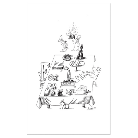 Saul Steinberg’s Table Print