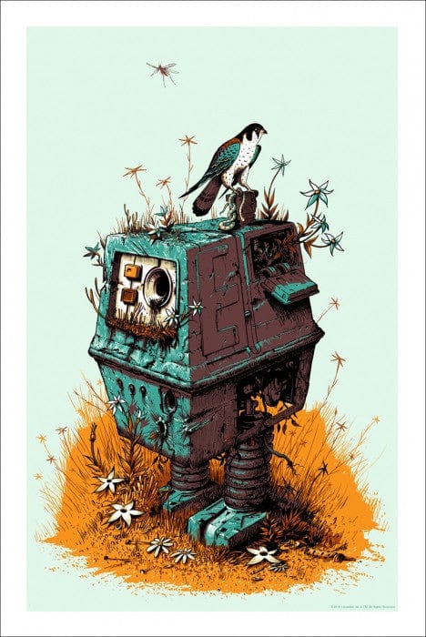 Scrap Yard Power Droid Jeff Soto poster