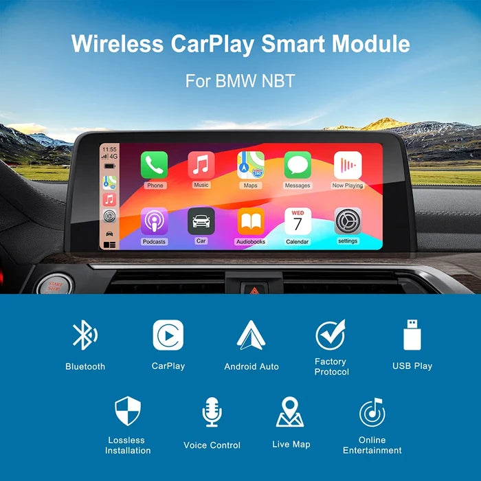SCUMAXCON  wireless carplay module box for BMW E92/E93/E63/E64/E84/E70