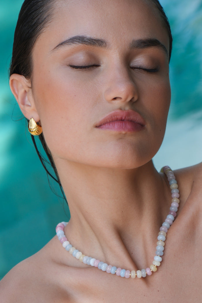 Seashell Teardrop Earrings