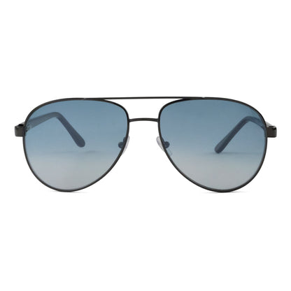 Gunmetal / Black - Grey Gradient / Silver Flash Lens