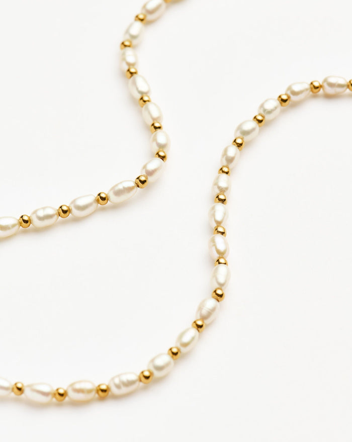 Seed Pearl Beaded Choker Necklaces Missoma