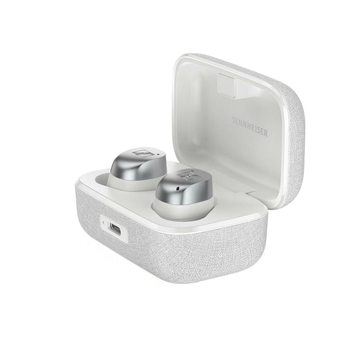 Sennheiser MOMENTUM True Wireless 4 – White Silver Earbuds – view 2
