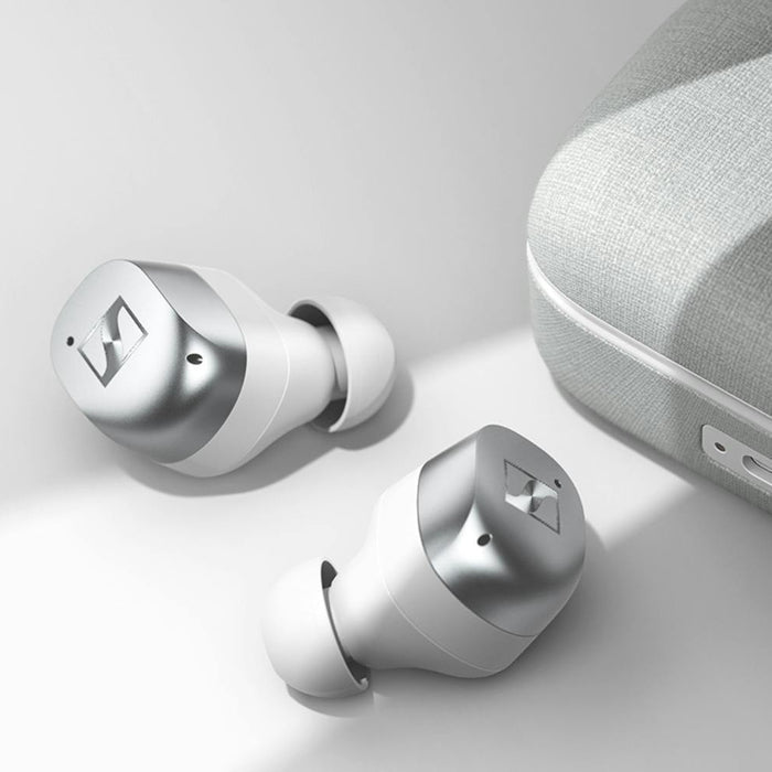 Sennheiser MOMENTUM True Wireless 4 – White Silver Earbuds – view 7