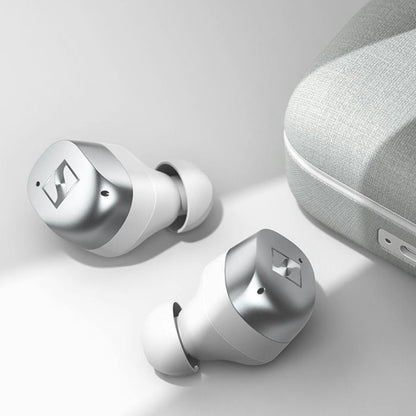 Sennheiser MOMENTUM True Wireless 4 – White Silver Earbuds – view 7