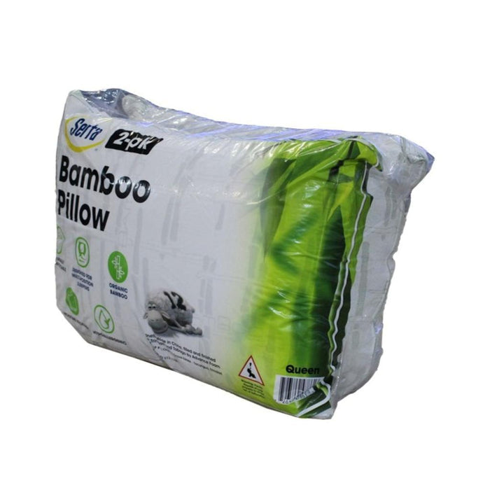 Serta Bamboo Pillow Queen Size 2 Units ebuystt