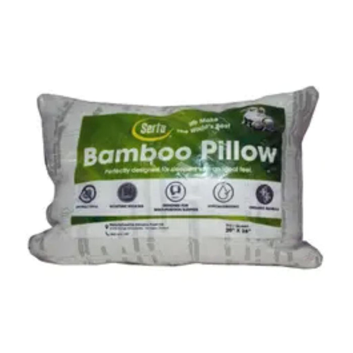 Serta Bamboo Pillow Queen Size 2 Units ebuystt