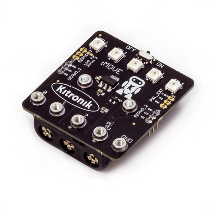 Servo:Lite board for micro:bit by Kitronik - The Pi Hut
