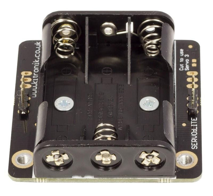 Servo:Lite board for micro:bit by Kitronik - The Pi Hut