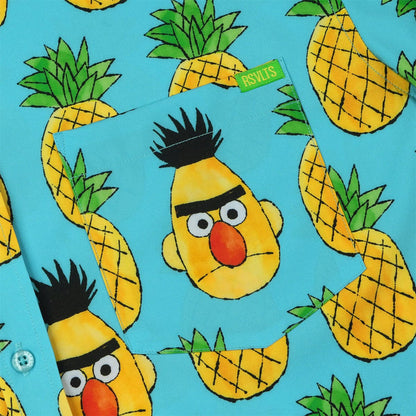 RSVLTS Sesame Street Short Sleeve Shirt Sesame Street "Bert-apple" – KUNUFLEX Short Sleeve Shirt Sesame Street "Bert-apple" – KUNUFLEX Short Sleeve Shirt