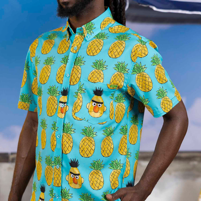 RSVLTS Sesame Street Short Sleeve Shirt Sesame Street "Bert-apple" – KUNUFLEX Short Sleeve Shirt Sesame Street "Bert-apple" – KUNUFLEX Short Sleeve Shirt