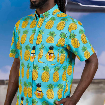 RSVLTS Sesame Street Short Sleeve Shirt Sesame Street "Bert-apple" – KUNUFLEX Short Sleeve Shirt Sesame Street "Bert-apple" – KUNUFLEX Short Sleeve Shirt