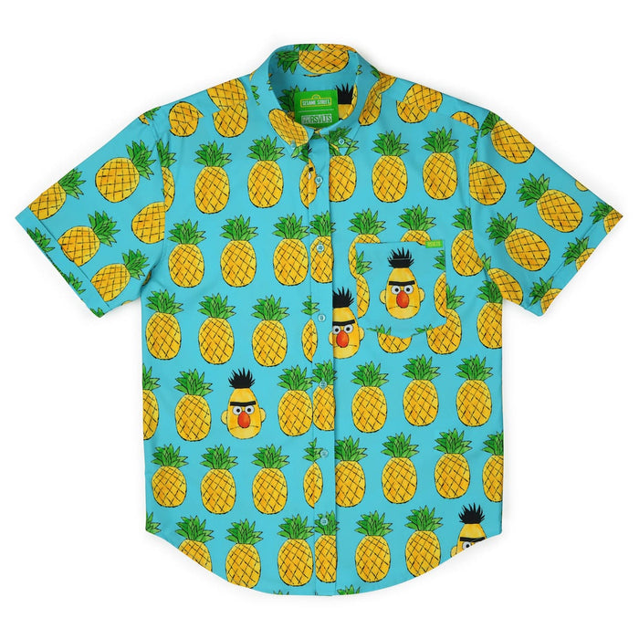 RSVLTS Sesame Street Short Sleeve Shirt Sesame Street "Bert-apple" – KUNUFLEX Short Sleeve Shirt Sesame Street "Bert-apple" – KUNUFLEX Short Sleeve Shirt