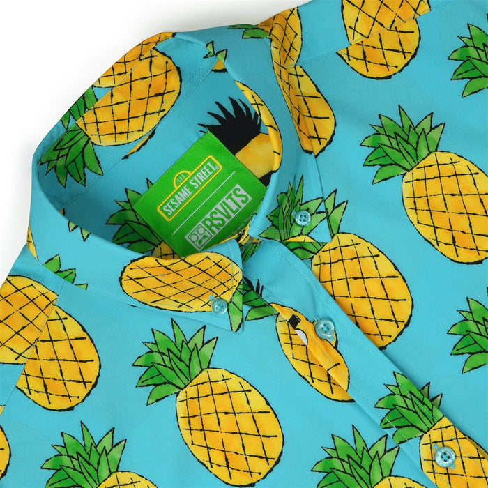 RSVLTS Sesame Street Short Sleeve Shirt Sesame Street "Bert-apple" – KUNUFLEX Short Sleeve Shirt Sesame Street "Bert-apple" – KUNUFLEX Short Sleeve Shirt