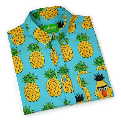 RSVLTS Sesame Street Short Sleeve Shirt Sesame Street "Bert-apple" – KUNUFLEX Short Sleeve Shirt Sesame Street "Bert-apple" – KUNUFLEX Short Sleeve Shirt