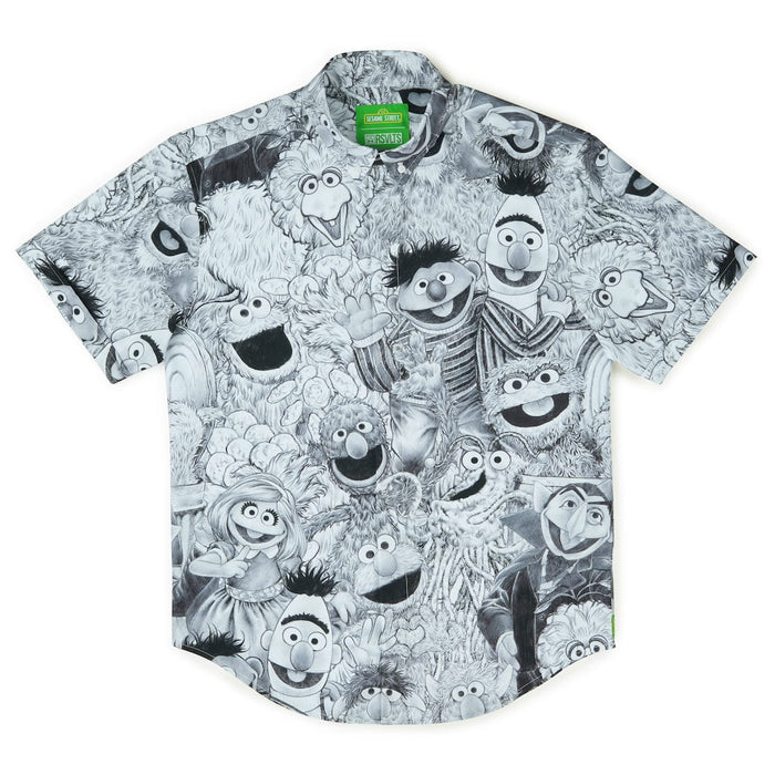 RSVLTS XS Sesame Street Short Sleeve Shirt Sesame Street "Hyperreal Hijinks" – KUNUFLEX Short Sleeve Shirt Sesame Street "Hyperreal Hijinks" – KUNUFLEX Short Sleeve Shirt