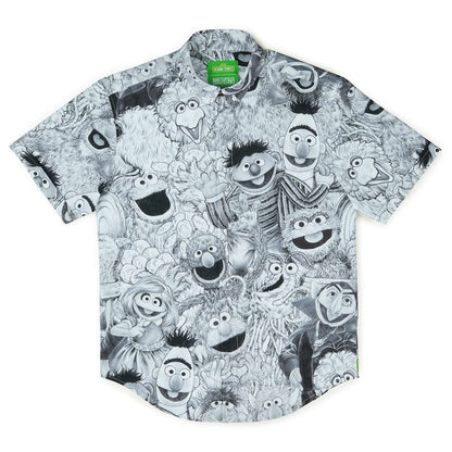 RSVLTS XS Sesame Street Short Sleeve Shirt Sesame Street "Hyperreal Hijinks" – KUNUFLEX Short Sleeve Shirt Sesame Street "Hyperreal Hijinks" – KUNUFLEX Short Sleeve Shirt